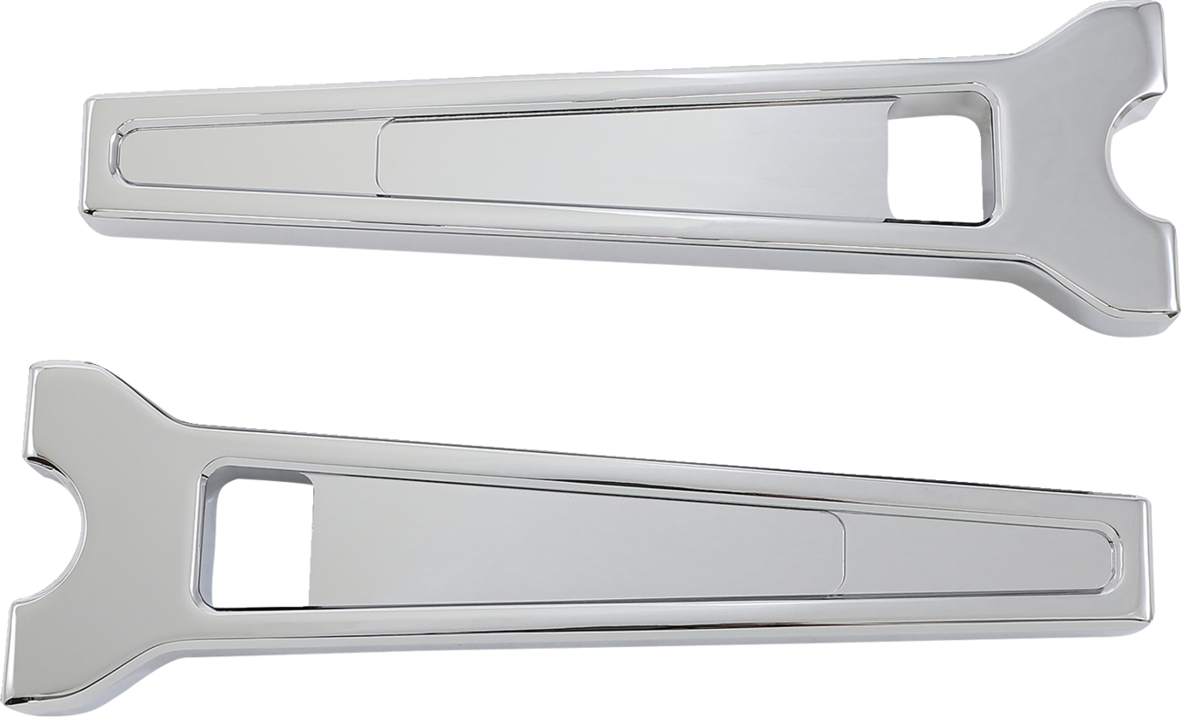 La choppers Performance Risers - Straight - 10" x 1-1/4" - Chrome