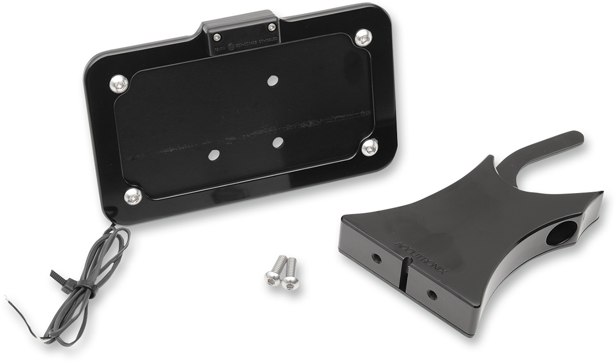 ACCUTRONIX Side-Mount License Plate