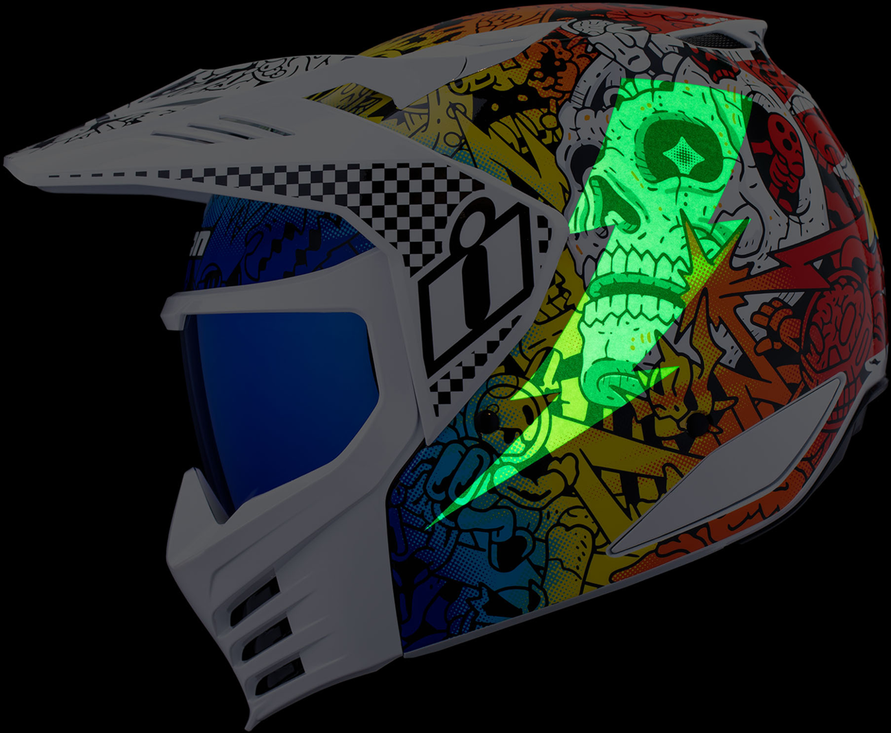 Icon Elsinore™ Doodle 3 Helmet