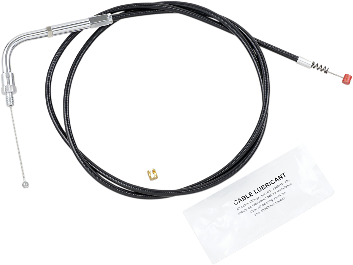 BARNETT Black Vinyl Throttle/Idle Cable