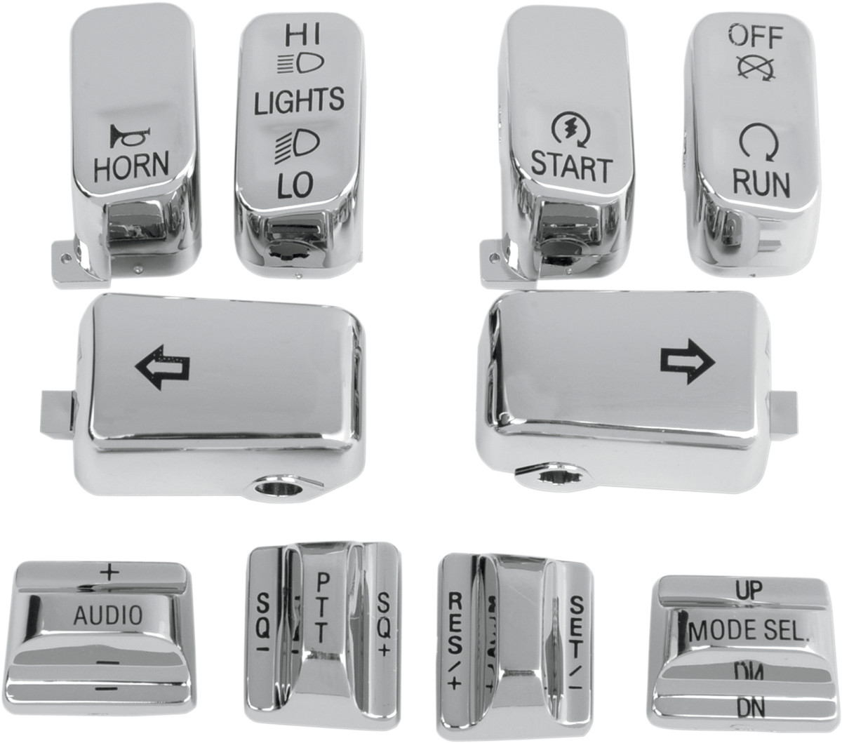 Drag Specialties Switch Cap Kit For Harley Big Twin 1996-2013