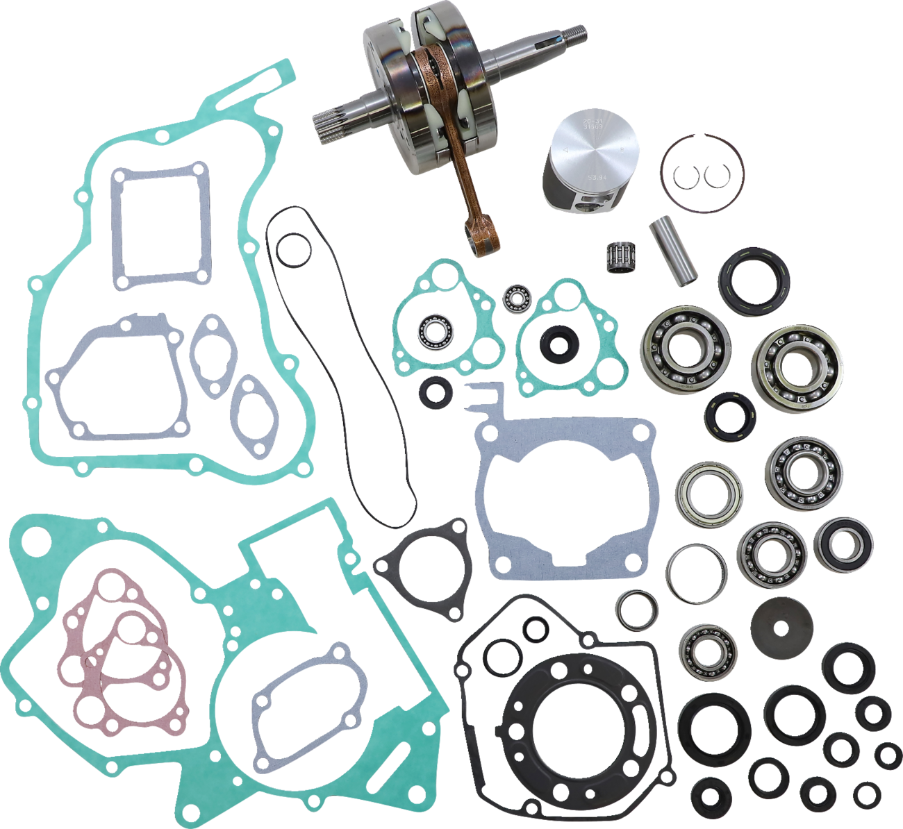 Vertex Complete Engine Rebuild Kit for 2-Stroke 1992-1995 Honda CR125R
