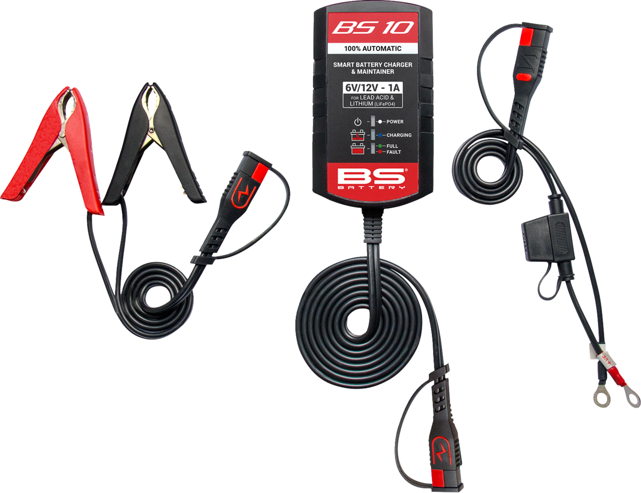 BS BATTERY BS10 Smart Battery Charger & Maintainer