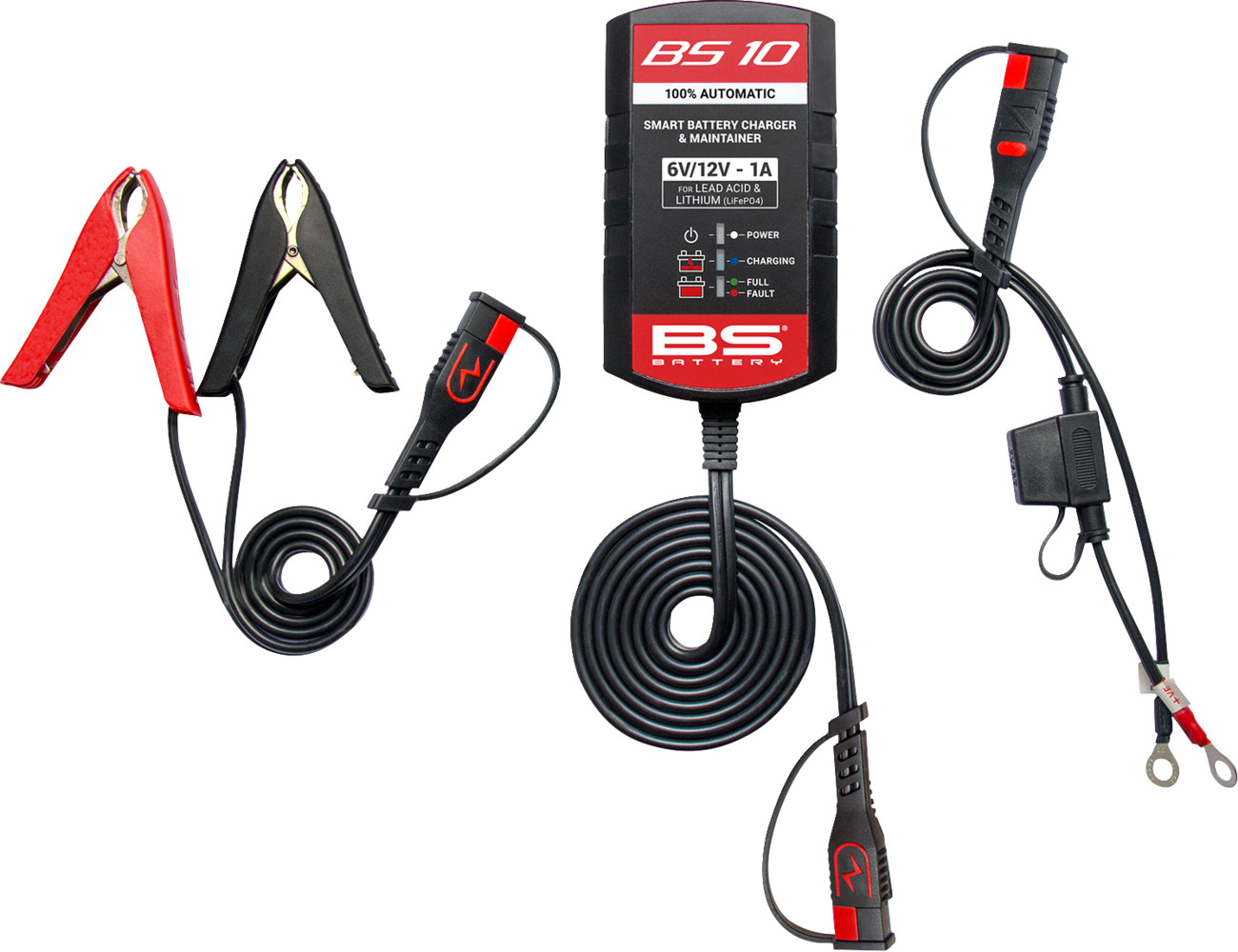BS BATTERY BS10 Smart Battery Charger & Maintainer