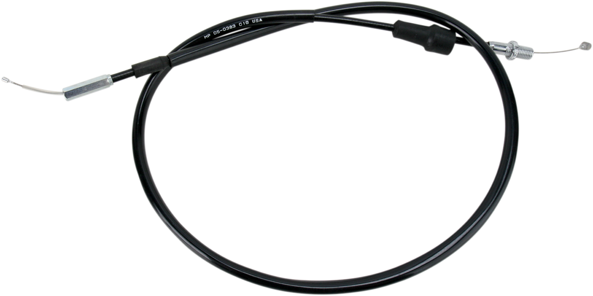 Black Vinyl Throttle Cable