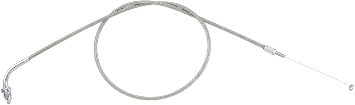 Motion pro Armor Coat Stainless Steel Throttle/Idle Cable for Cruisers - Push - VT1100 Honda
