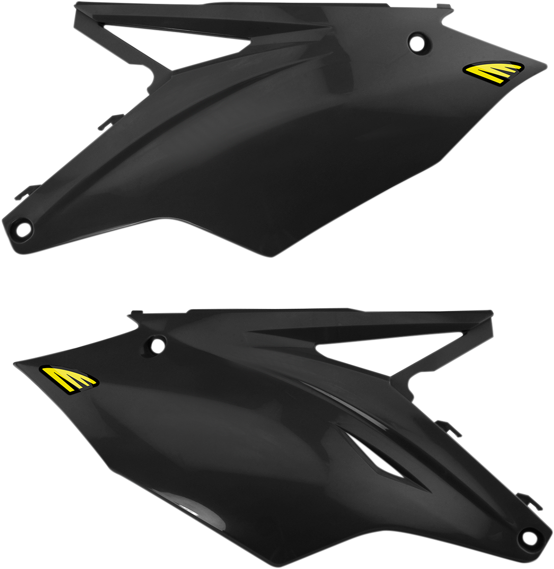 Cycra Side Panels - Black - KX 250F/450F 2017-2020 Kawasaki KX250F / 2016-2018 Kawasaki KX450F