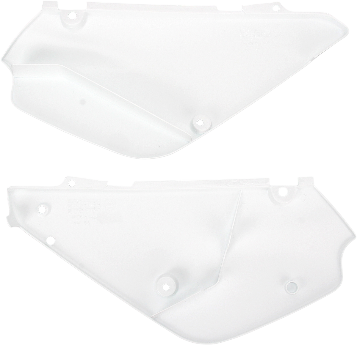 Acerbis Side Panels - White 2002-2023 Suzuki RM85 / 2010-2010 Suzuki RM 85