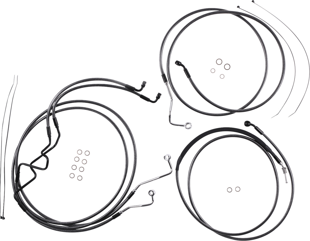 Magnum shielding KARBONFIBR Designer Handlebar Installation Kit - 6" - '17-'20 FLTR Harley Davidson