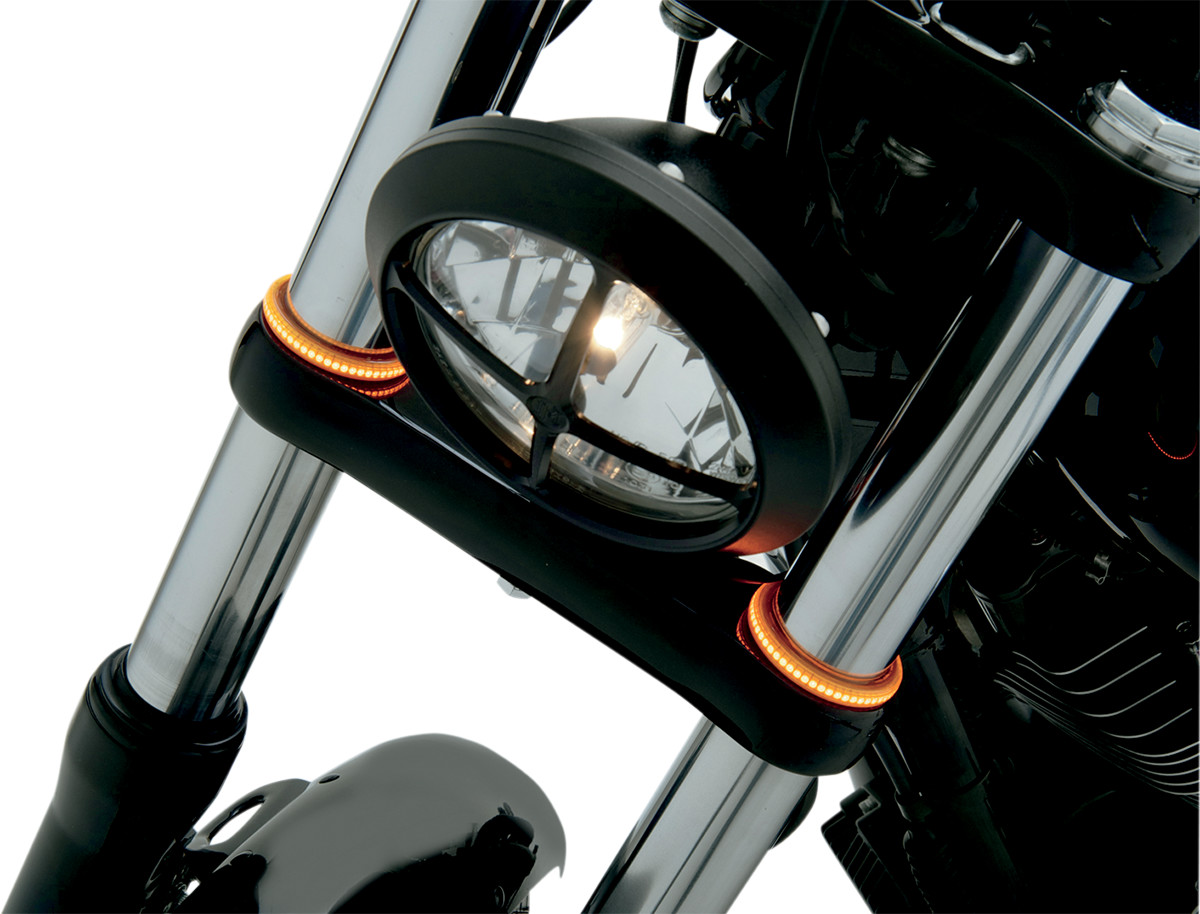 Custom Dynamics TruWrapz 360-Degree LED Fork Lights For Harley