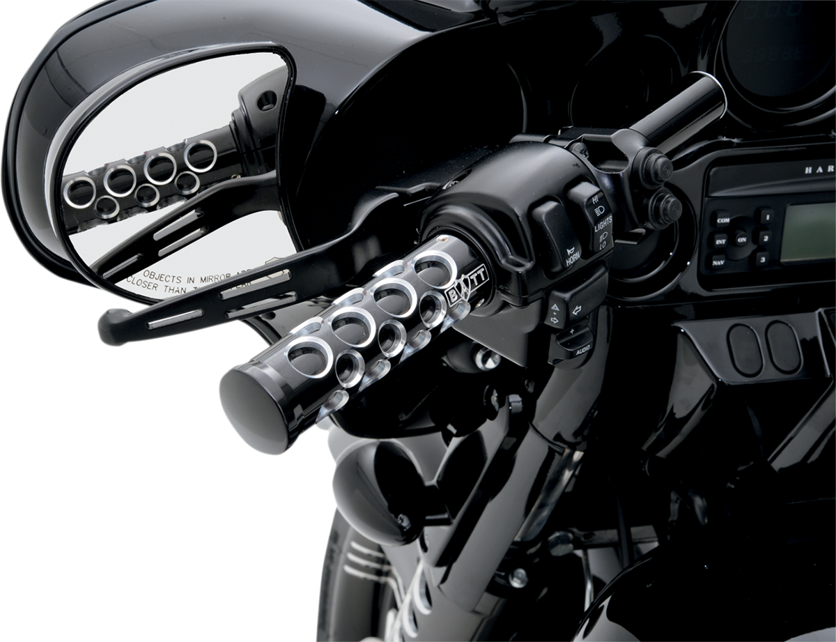 Drag specialties Slotted Wide Blade Lever Set - Black Harley Davidson