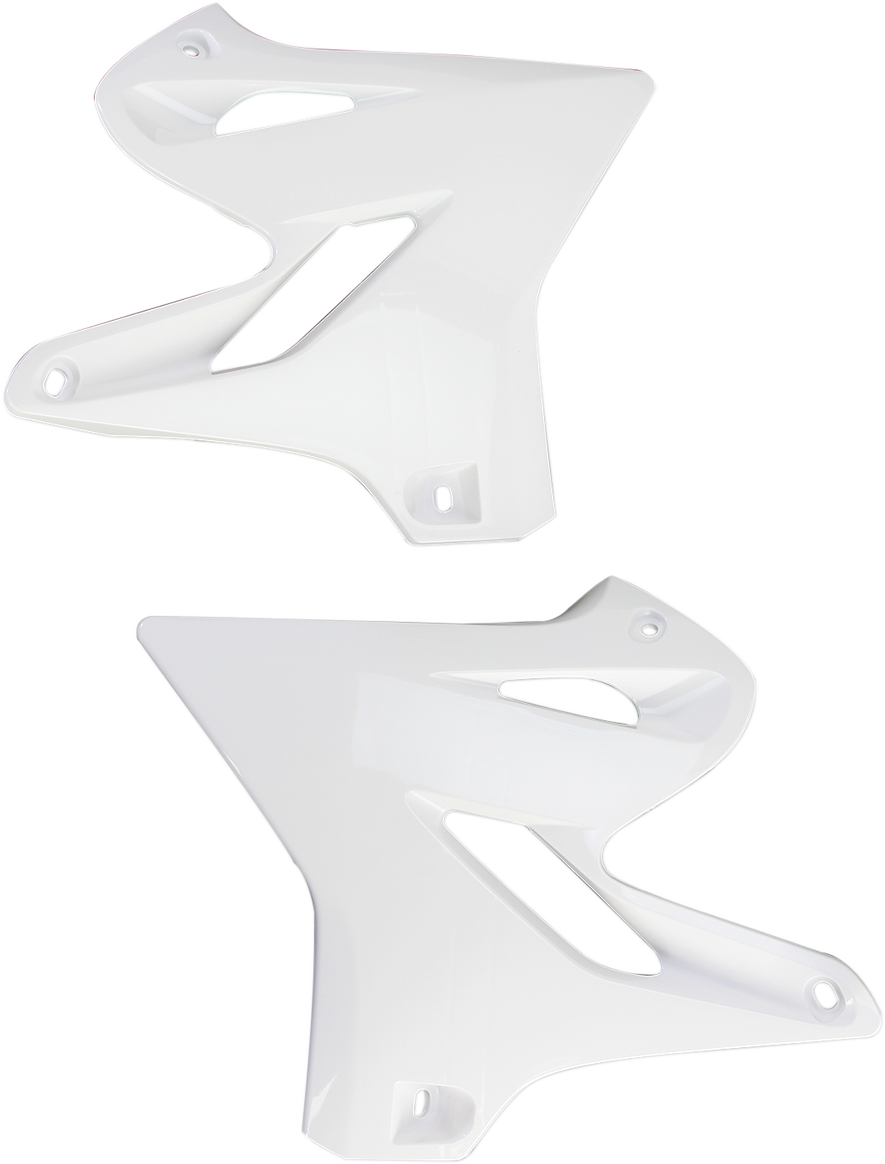 Acerbis Radiator Shrouds - White Yamaha