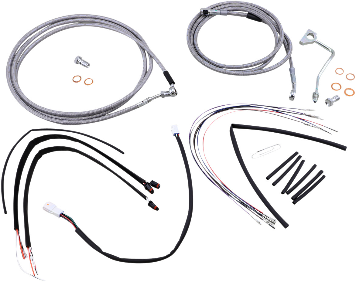 Burly Handlebar Cable Installation Kit For Harley Road Glide w/ ABS 2015-2016