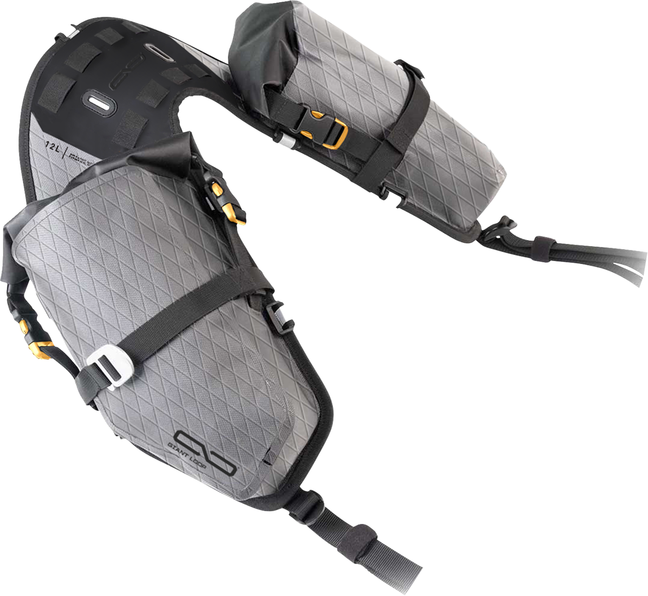 GIANT LOOP MOJAVI SADDLEBAGS 12L GRAY