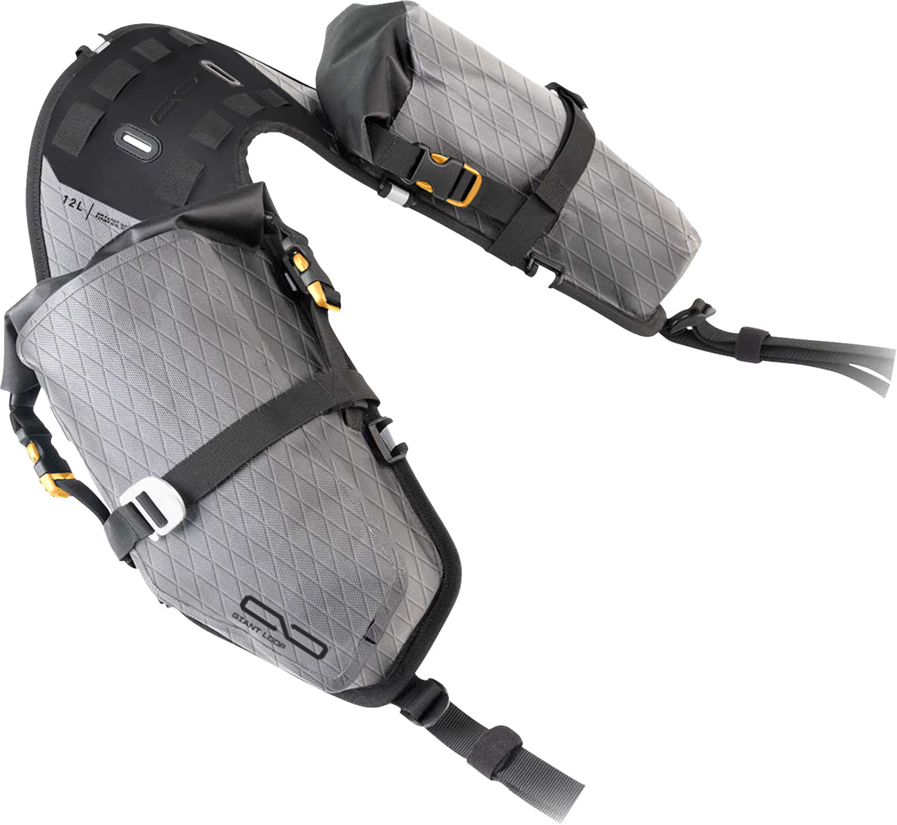 GIANT LOOP MOJAVI SADDLEBAGS 12L GRAY