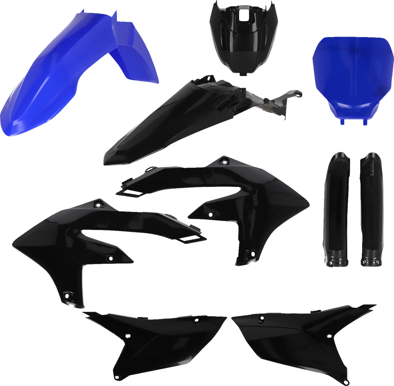 Acerbis Full Replacement Body Kit - Blue/Black 2023-2024 Yamaha YZ450FX / 2023-2024 Yamaha YZ450F / 2024-2024 Yamaha YZ250F