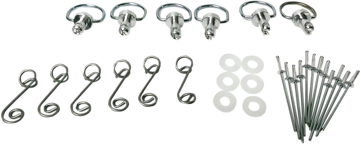 Cycle performance prod. D-Ring Kit - Silver Springs