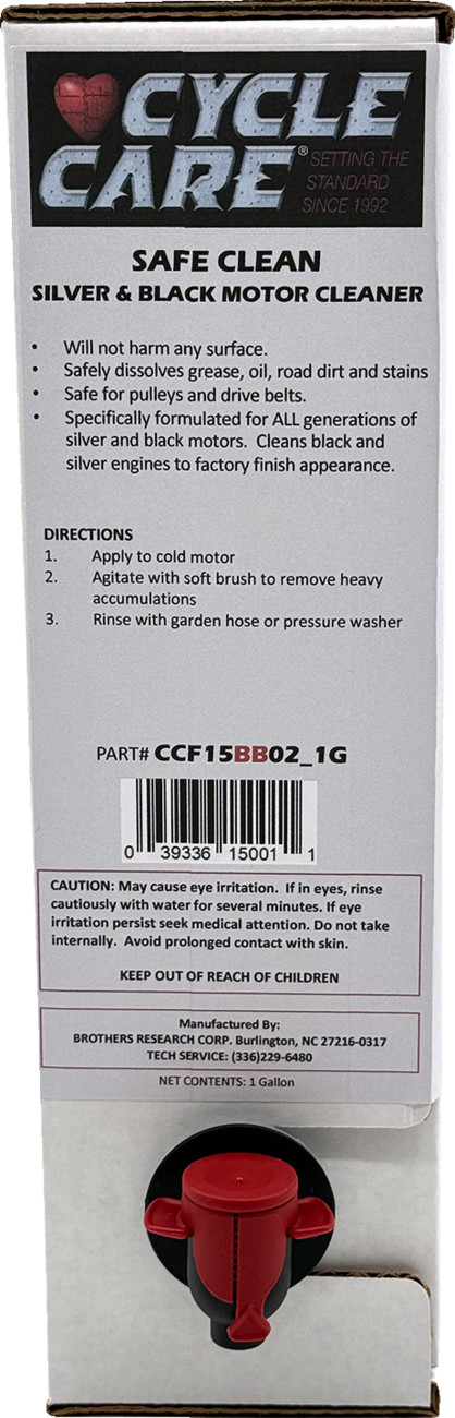 CYCLE CARE FORMULAS Safe Clean™ Silver and Black Engine Cleaner