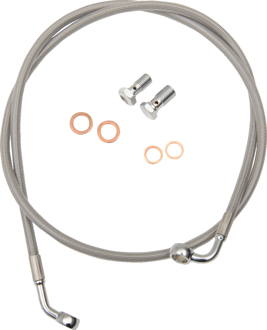 LA CHOPPERS Stainless Steel Brake Line Kit