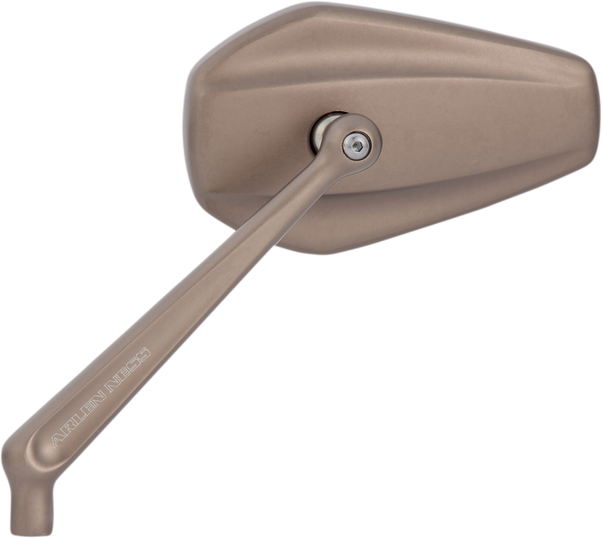 Arlen ness Mirror - Mini Stocker - Side View - Oval - Titanium - Right