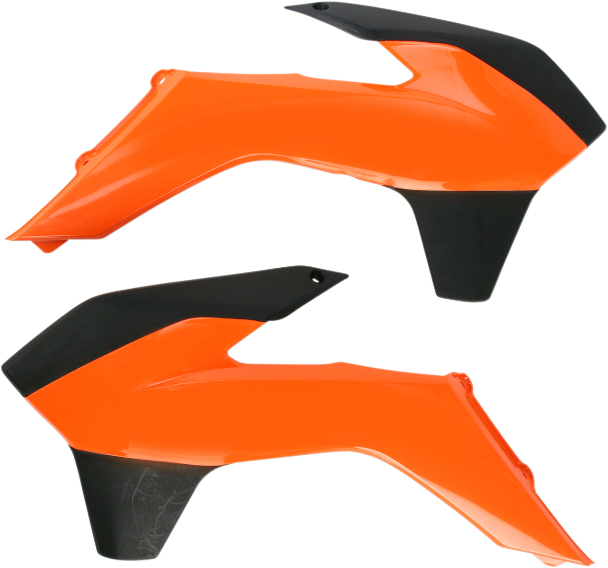 Acerbis Radiator Shrouds - Orange/Black KTM