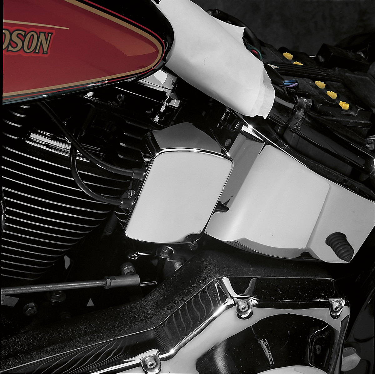 Drag specialties Smooth Coil Cover - Chrome Harley Davidson