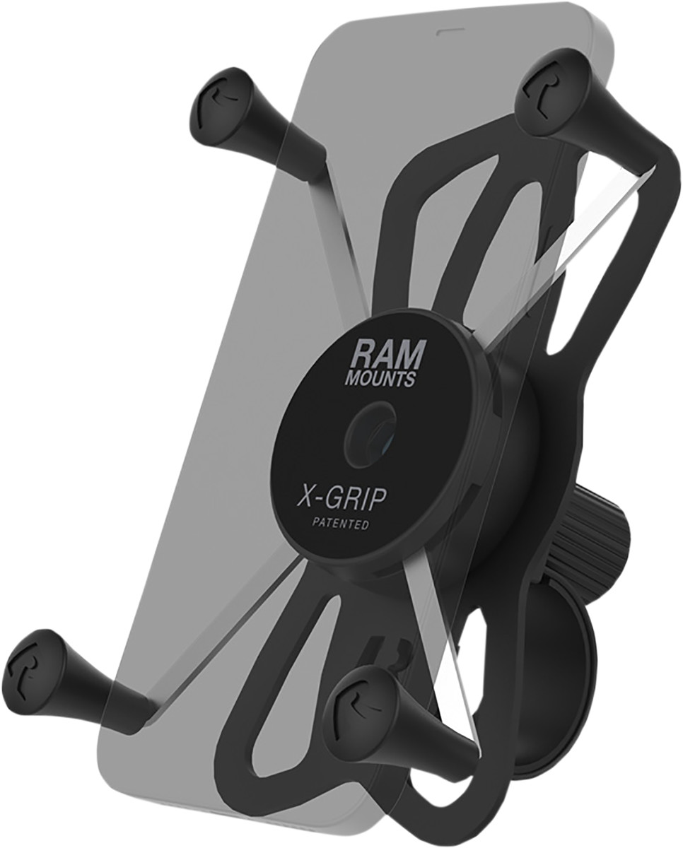 RAM MOUNTS X-Grip® Phone Mount with RAM® Tough-Strap™ Handlebar Base