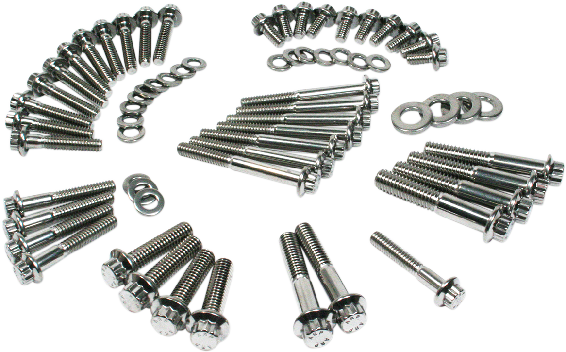 FEULING PARTS Dress-Up 12-Point External Primary/Transmission Engine Fastener Kit