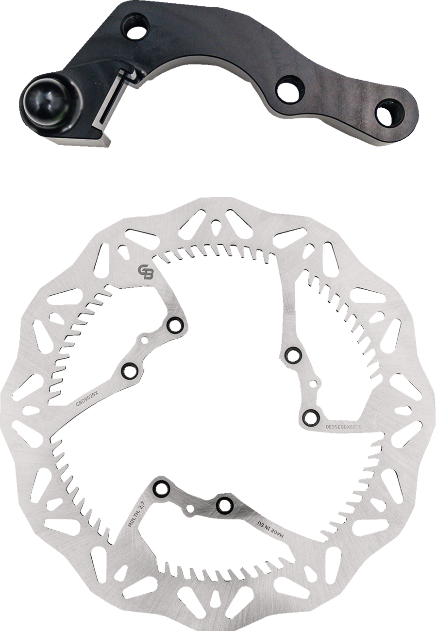 GBRAKES Wave® Brake Rotor Kit With Bracket