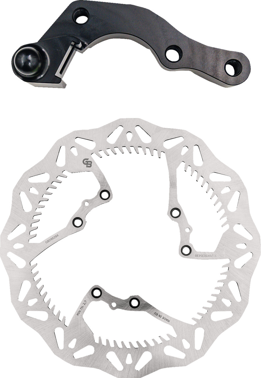 GBRAKES Wave® Brake Rotor Kit With Bracket