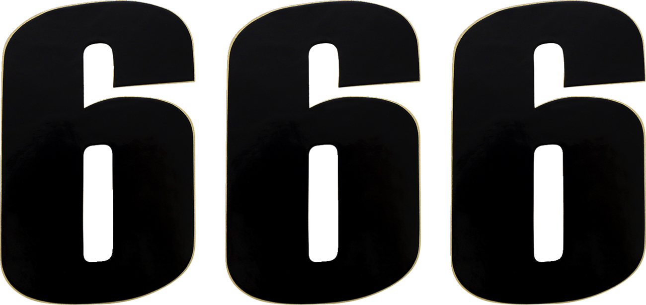Vinyl Race Numbers