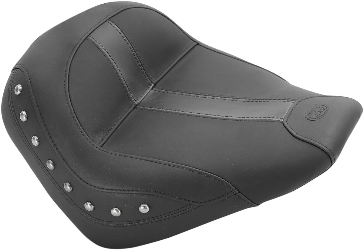 MUSTANG Vintage Solo Seat — without Backrest, Studded