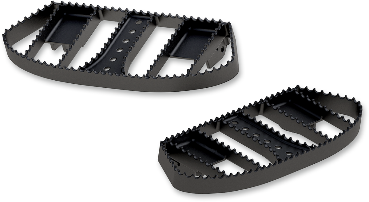 Burly MX Driver Floorboards For Harley FL 1984-2025
