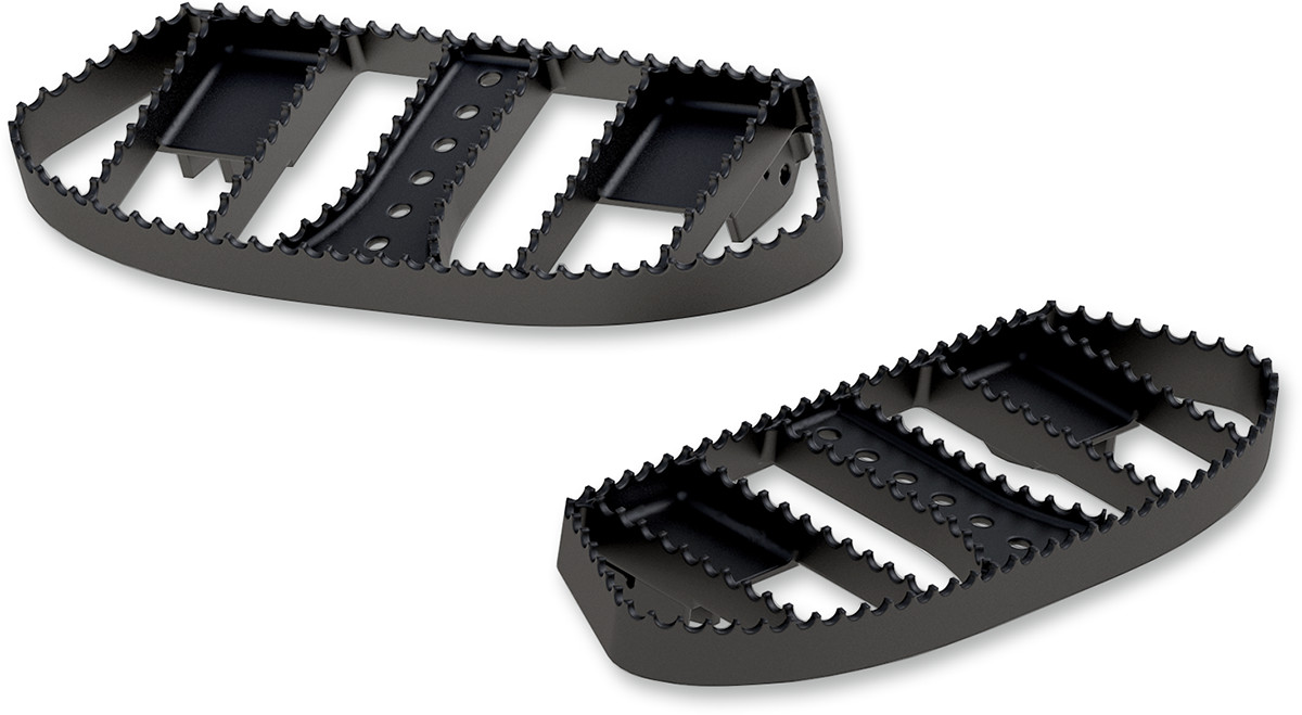 Burly MX Driver Floorboards For Harley FL 1984-2026