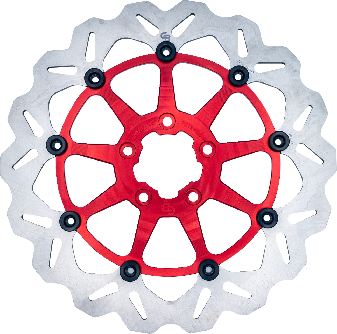 Gbrakes Brake Rotor - Front - Red