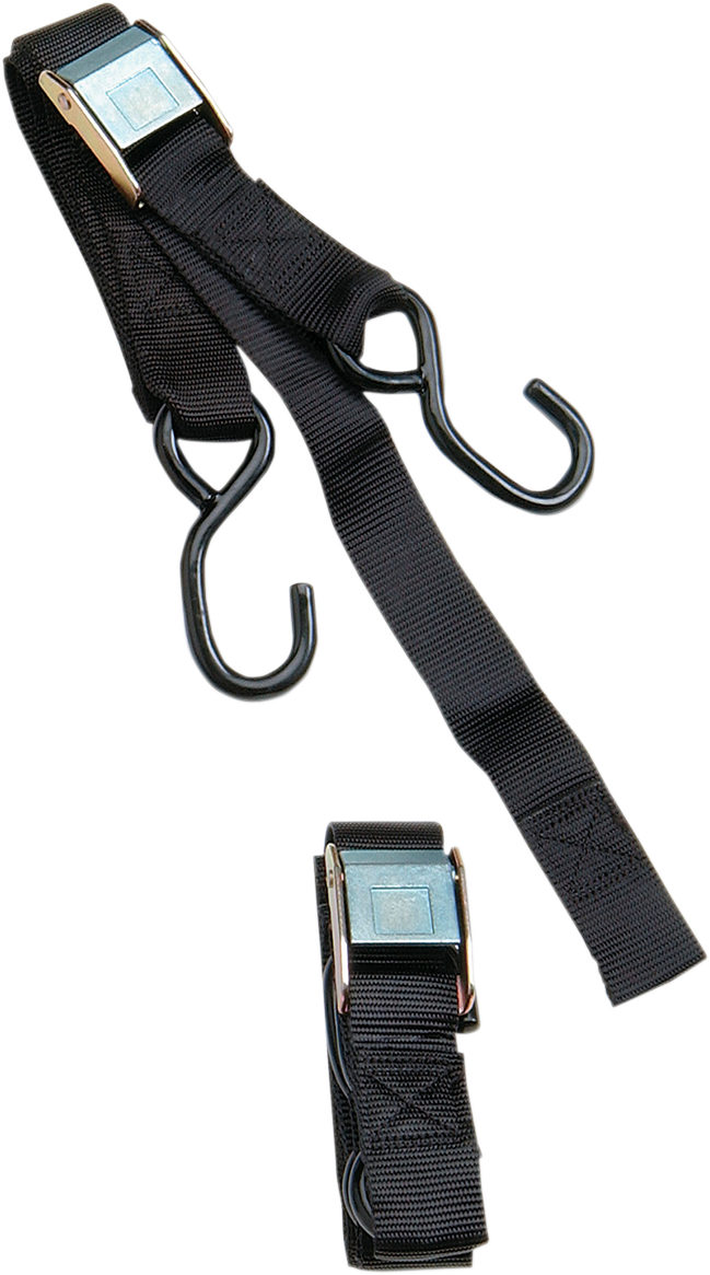 Parts unlimited 1" Heavy-Duty Cam Buckle Tie-Downs with Built-In Assist