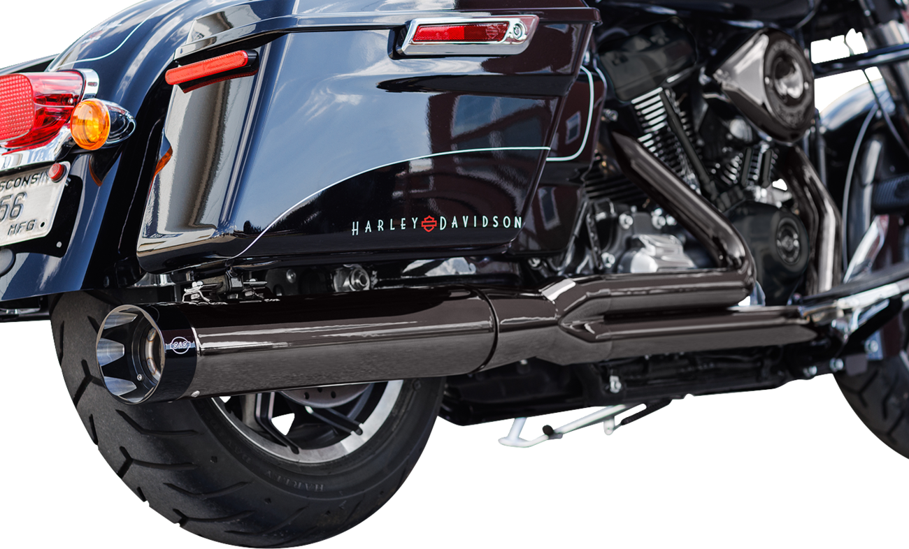 S&s cycle 2-into-1 Sidewinder® Exhaust System - Lava Chrome - 50-State - M8 Harley Davidson