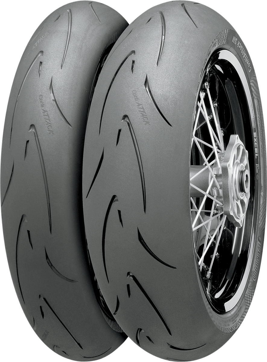 Continental Tire - ContiSportAttack 2 - Front - 120/70ZR17 - (58W)