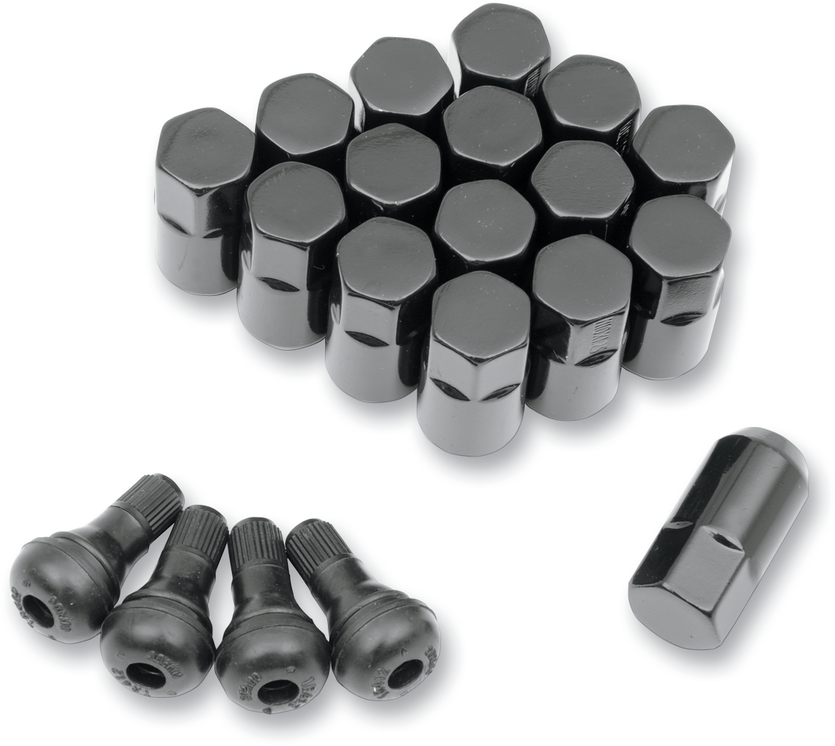 Moose offroad Replacement ATV/UTV Wheel Lug Nuts with Valve Stems Can-Am/Kawasaki/Kymco/Suzuki/Yamaha/Honda/Polaris/Arctic Cat