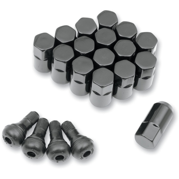 Black chrome store lug nuts