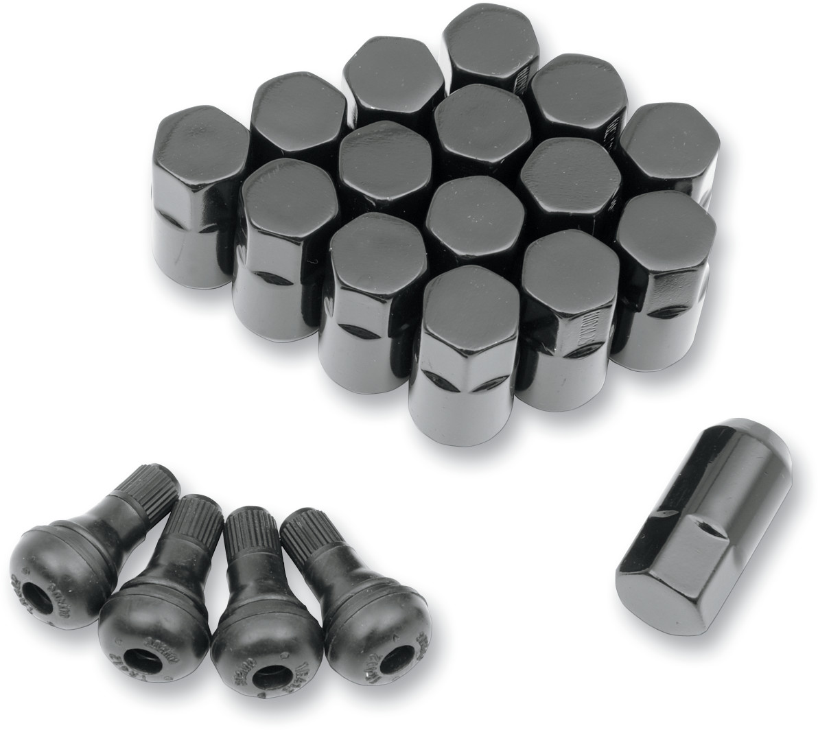 Moose Racing Replacement ATV/UTV Wheel Lug Nuts with Valve Stems
