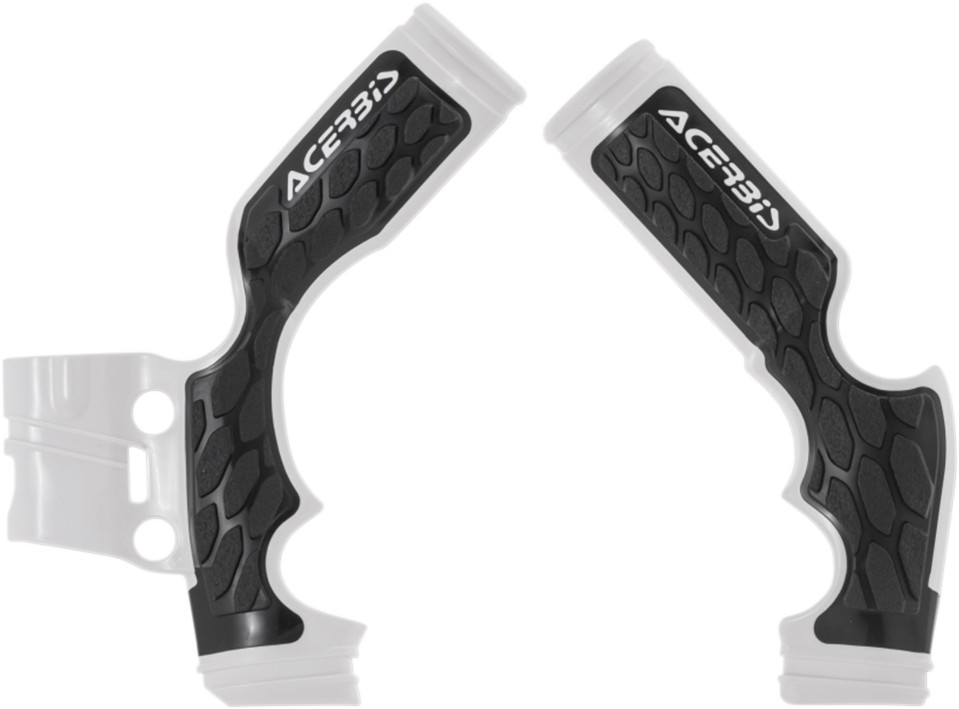 Acerbis X-Grip Frame Guards - White/Black - Gas Gas | Husqvarna | KTM