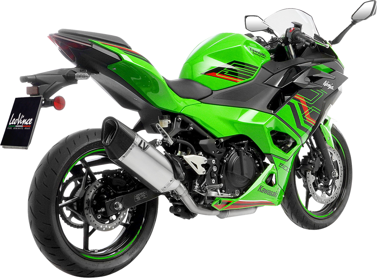 Leovince LV-14 Slip-On Muffler - Titanium - Yamaha Tenere 700