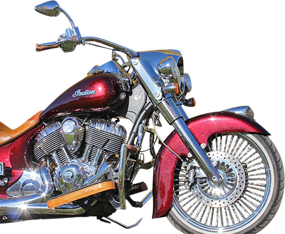 Klock Werks Klassic Front Fender For Indian Cruiser / Bagger / Touring 2014-2026