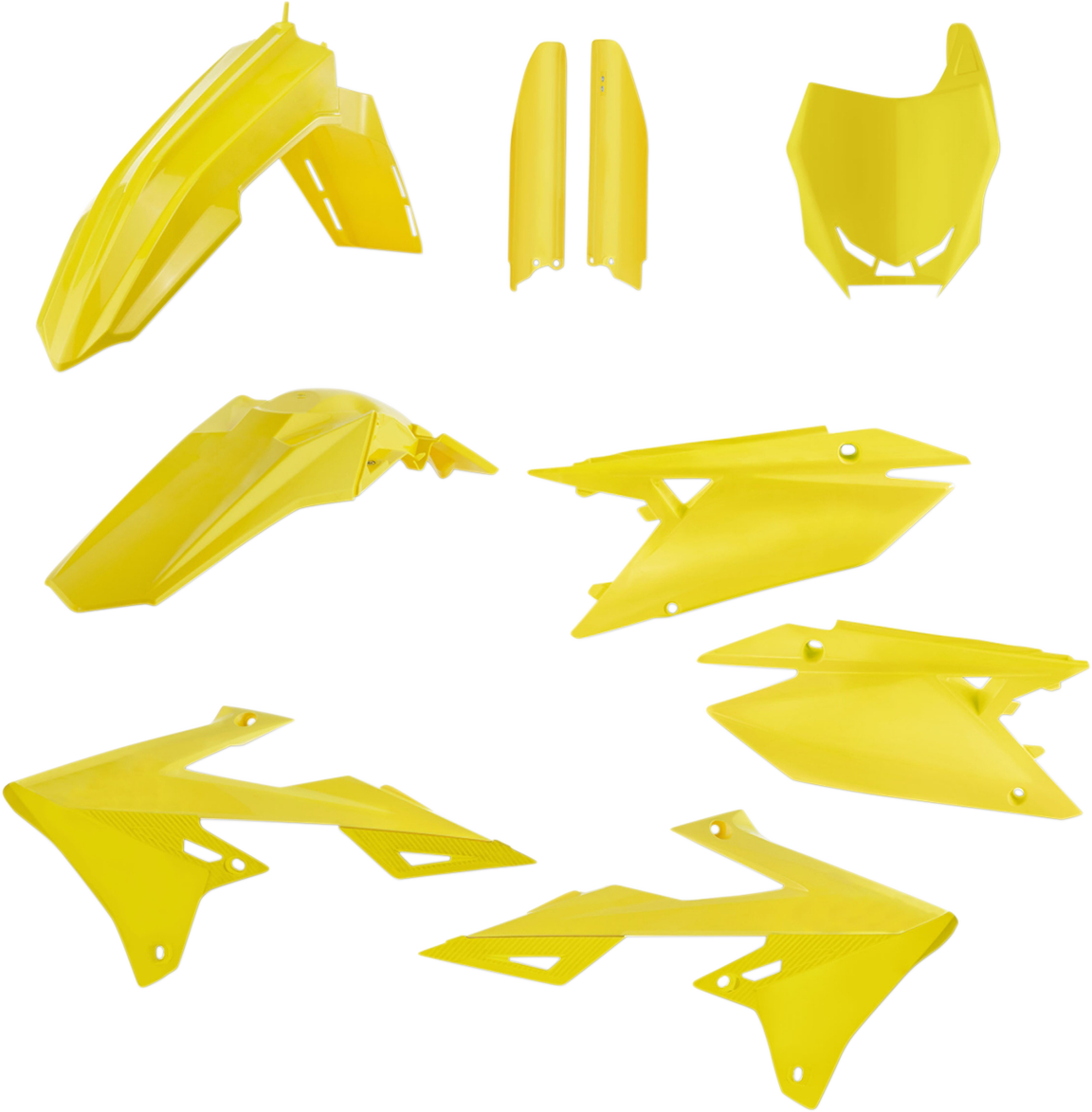 Acerbis Replacement Plastic Kit 2019-2024 Suzuki RMZ250 / 2018-2024 Suzuki RMZ450