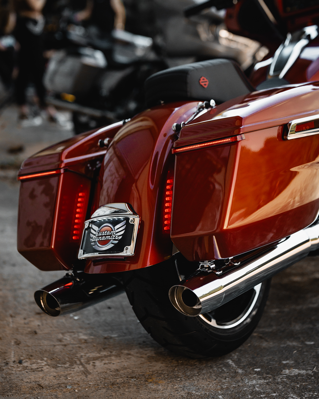 Custom Dynamics LED Low-Profile Bagz Accent Lights For Harley FLHX / FLTRX 2023-2025