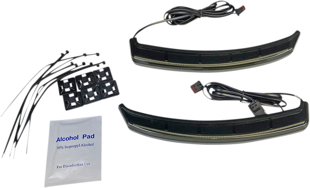 Custom Dynamics Low Profile Bagz Saddle Bag Lights For Indian Chieftain / Dark Horse 2020-2025