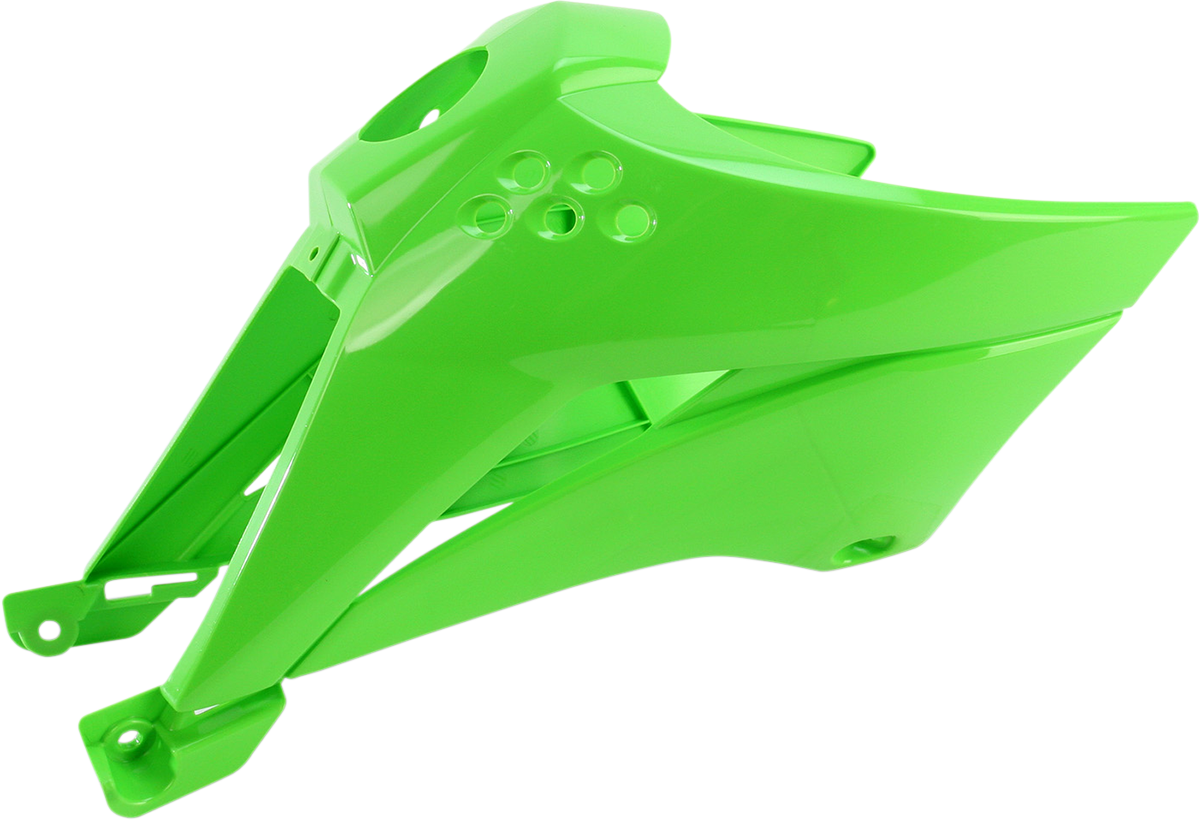 Ufo Radiator Shrouds - Green Kawasaki