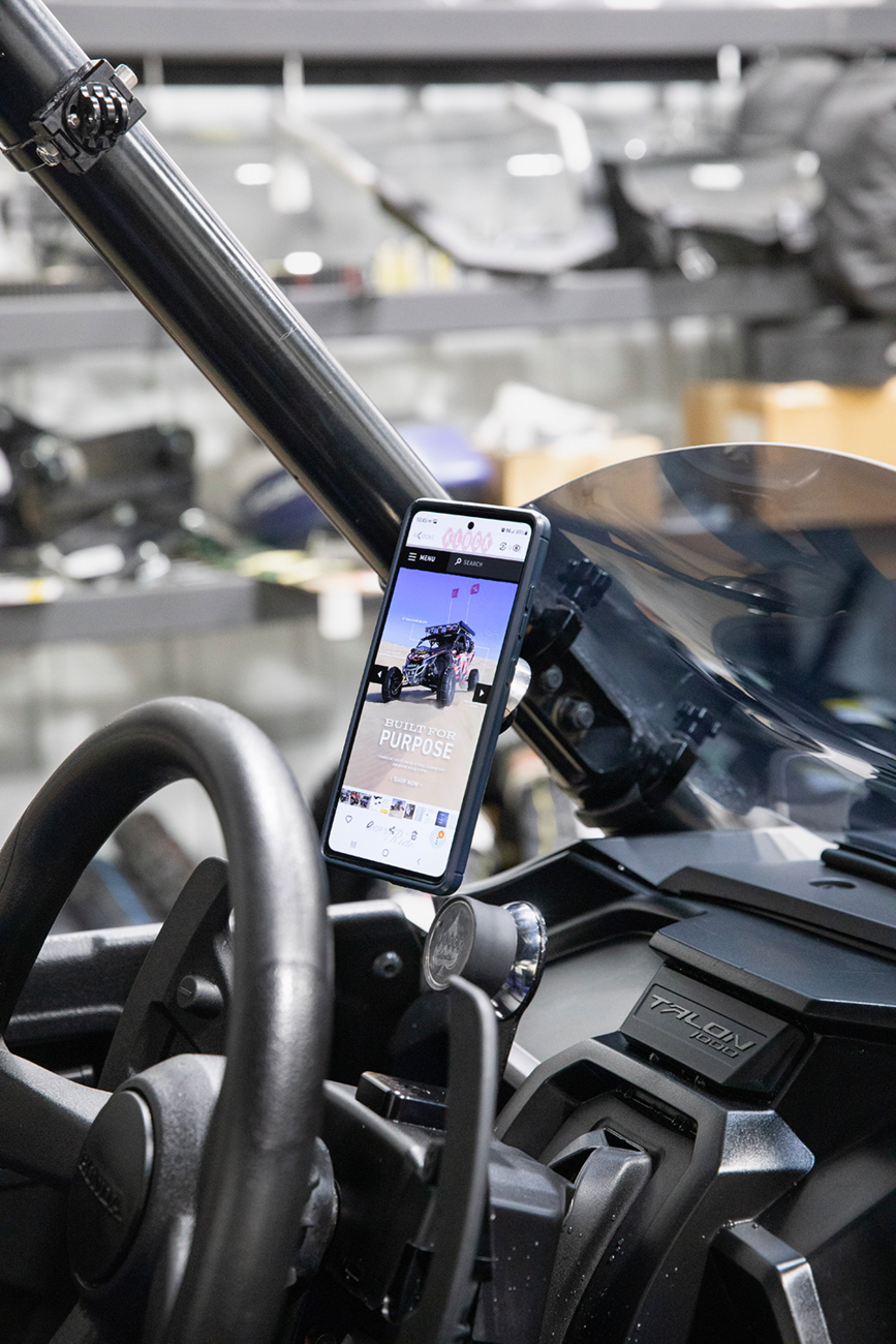 Klock Werks iOmount Offset Roll Cage Phone Mount