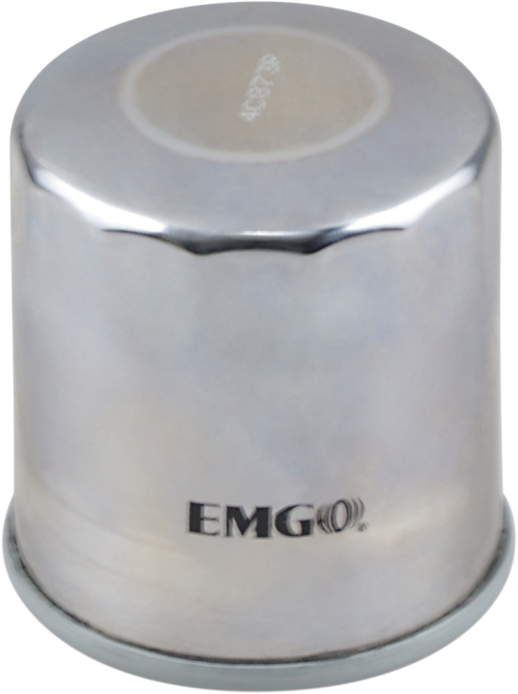 Emgo Micro-Tech Oil Filter - Chrome Kawasaki/Yamaha/Polaris/Arctic Cat/Suzuki